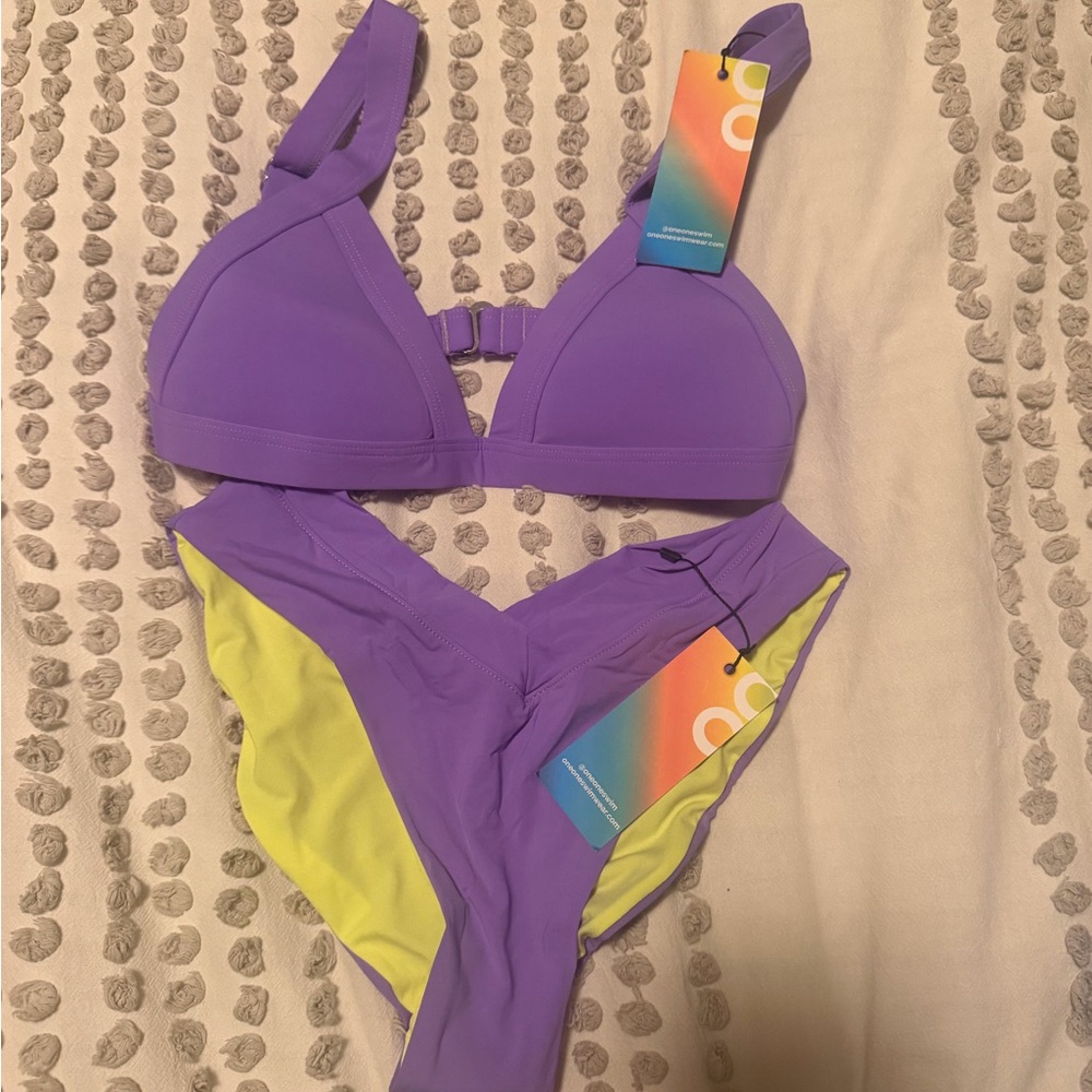 Lavender Two-Piece Bikini Set - Women Swim Bikini